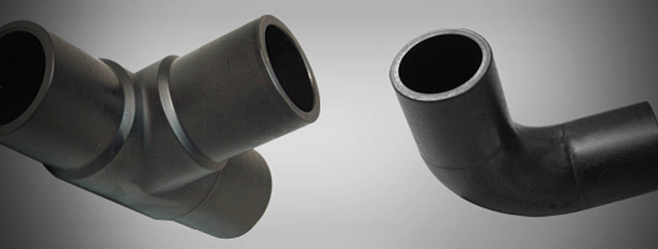 Customized buttwelding fittings HDPE pipe duct