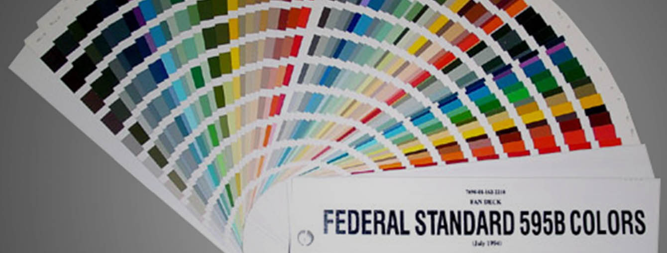 Federal Standard Color Chart - FS - polyehtylene