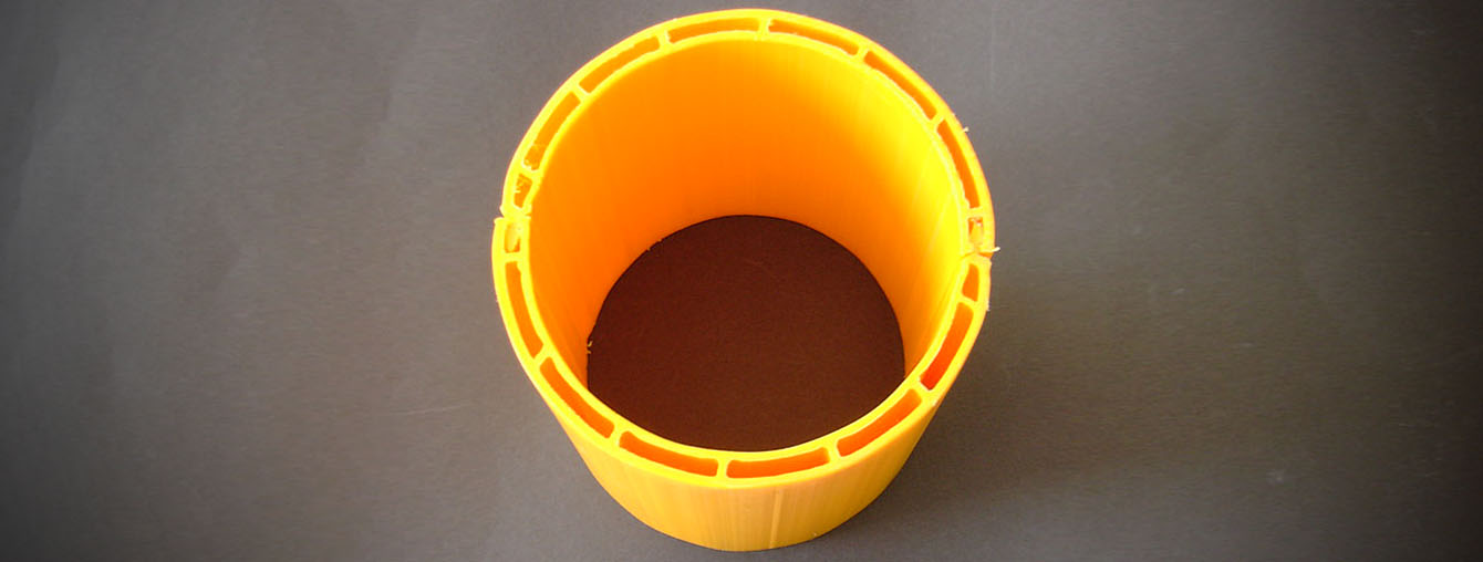 colored DHP HDPE Half pipe duct