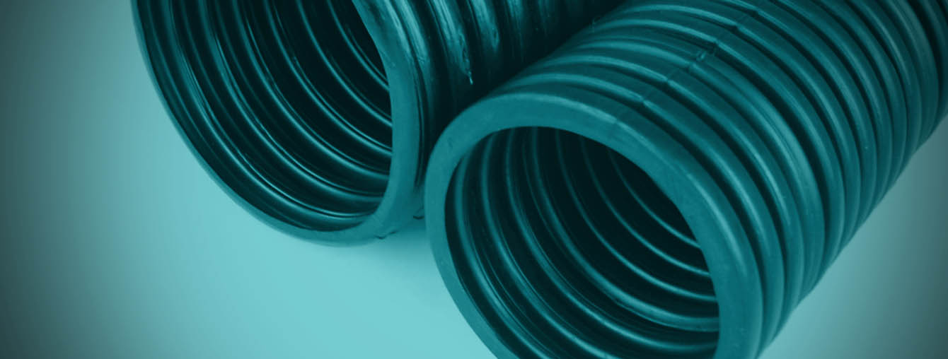 Thick wall circular corrugated HDPE pipe duct