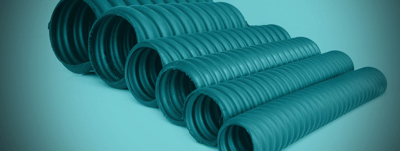 sinusoidal corrugated HDPE pipe duct