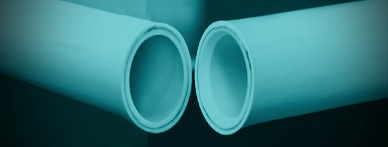 Multilayer HDPE PE 80 - PE 100 RC pipe high crack resistance - aluminium barrier