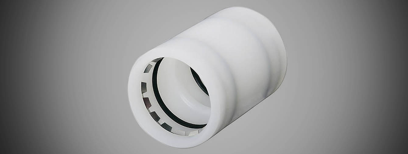 Mechanical Non-Flange Coupler HDPE pipe duct fitting
