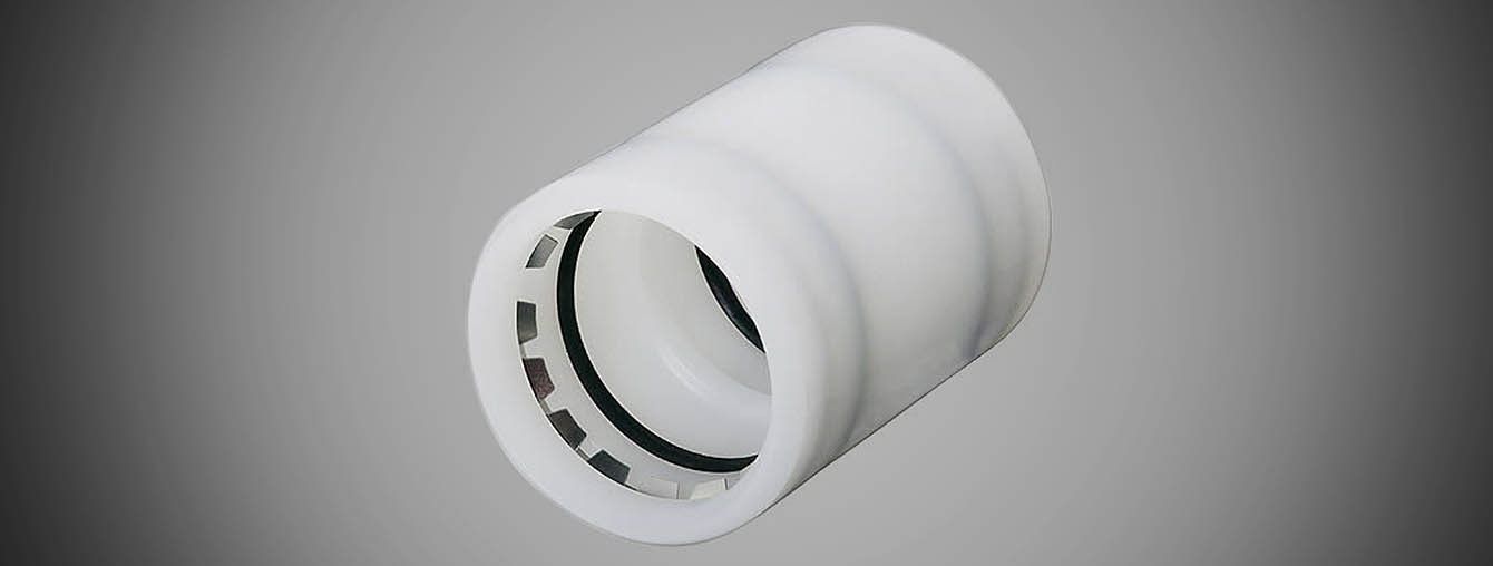 Mechanical Non-Flange Coupler HDPE pipe duct fitting
