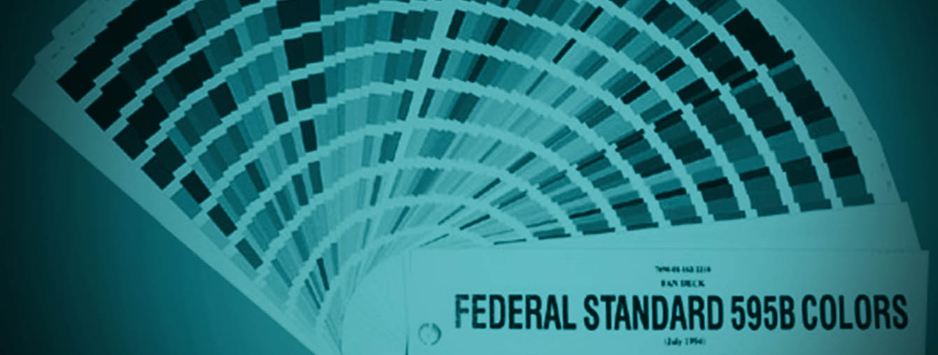 Federal Standard Color Chart - FS - polyehtylene
